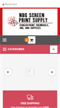 Mobile Screenshot of nbgscreenprintsupply.com