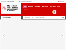 Tablet Screenshot of nbgscreenprintsupply.com